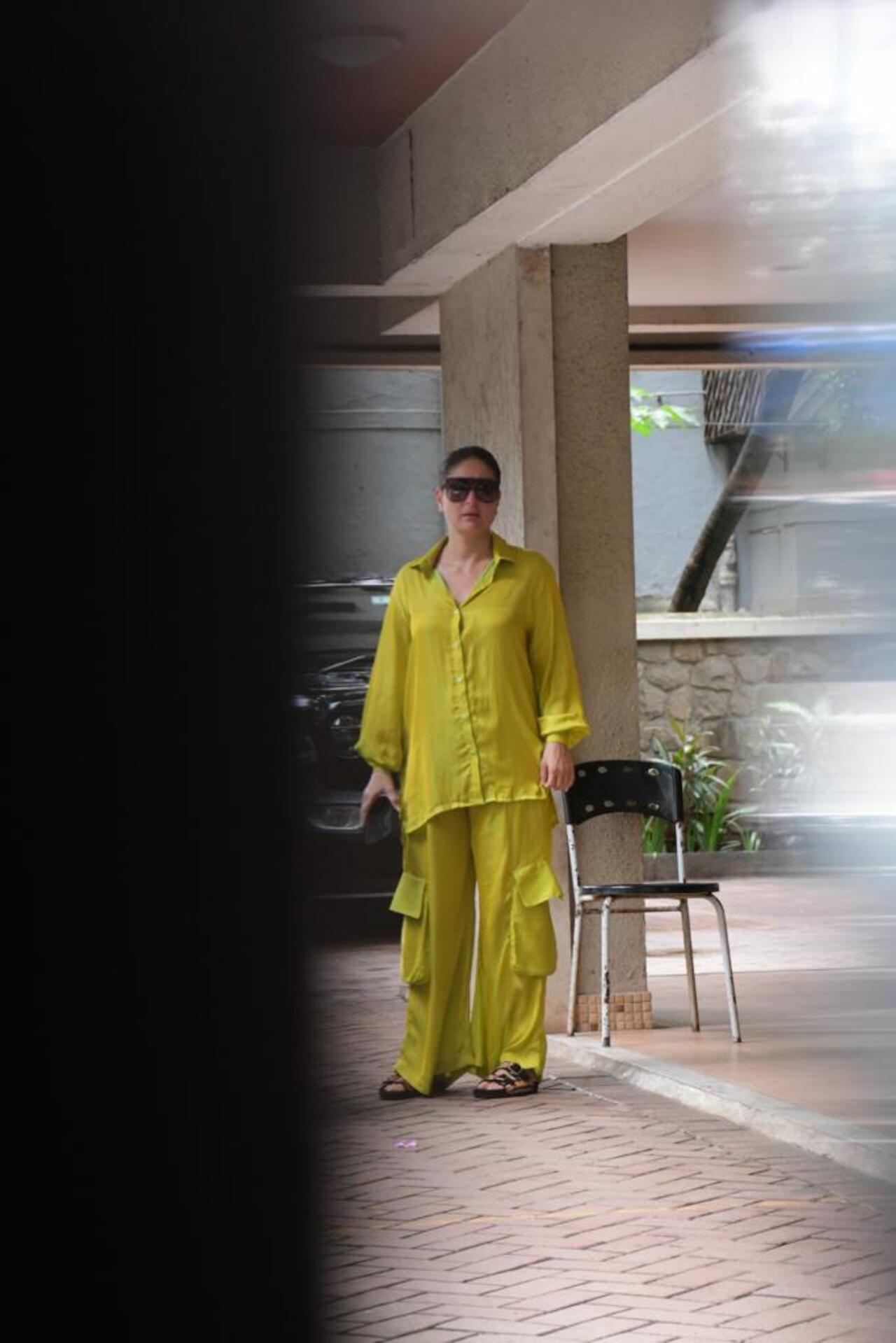Kareena Kapoor Khan was clicked outside her residence